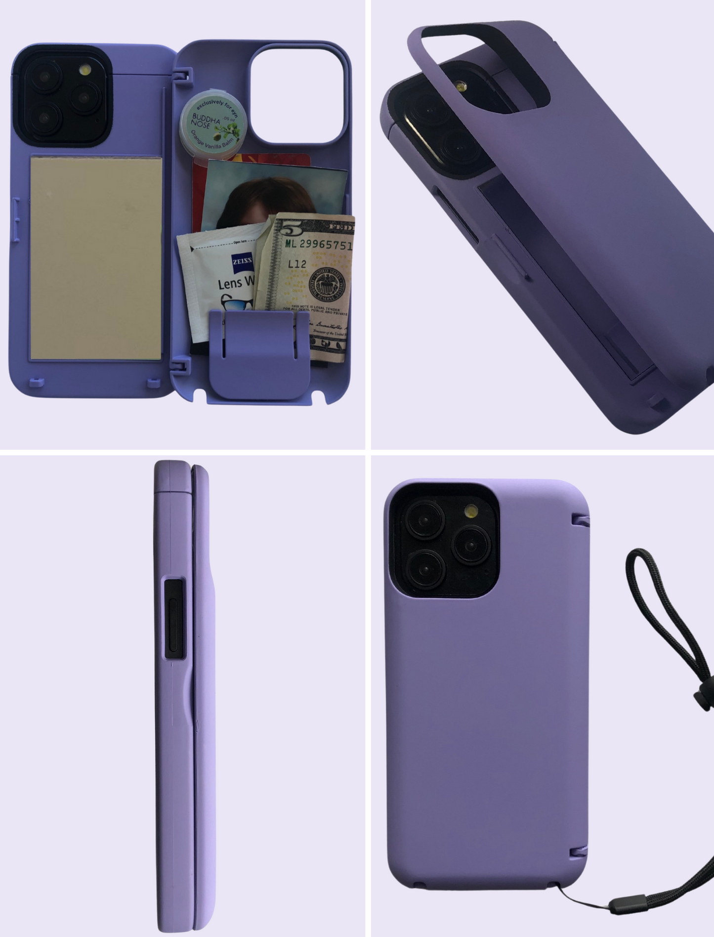 iPhone 13 Pro Max wallet / storage phone case