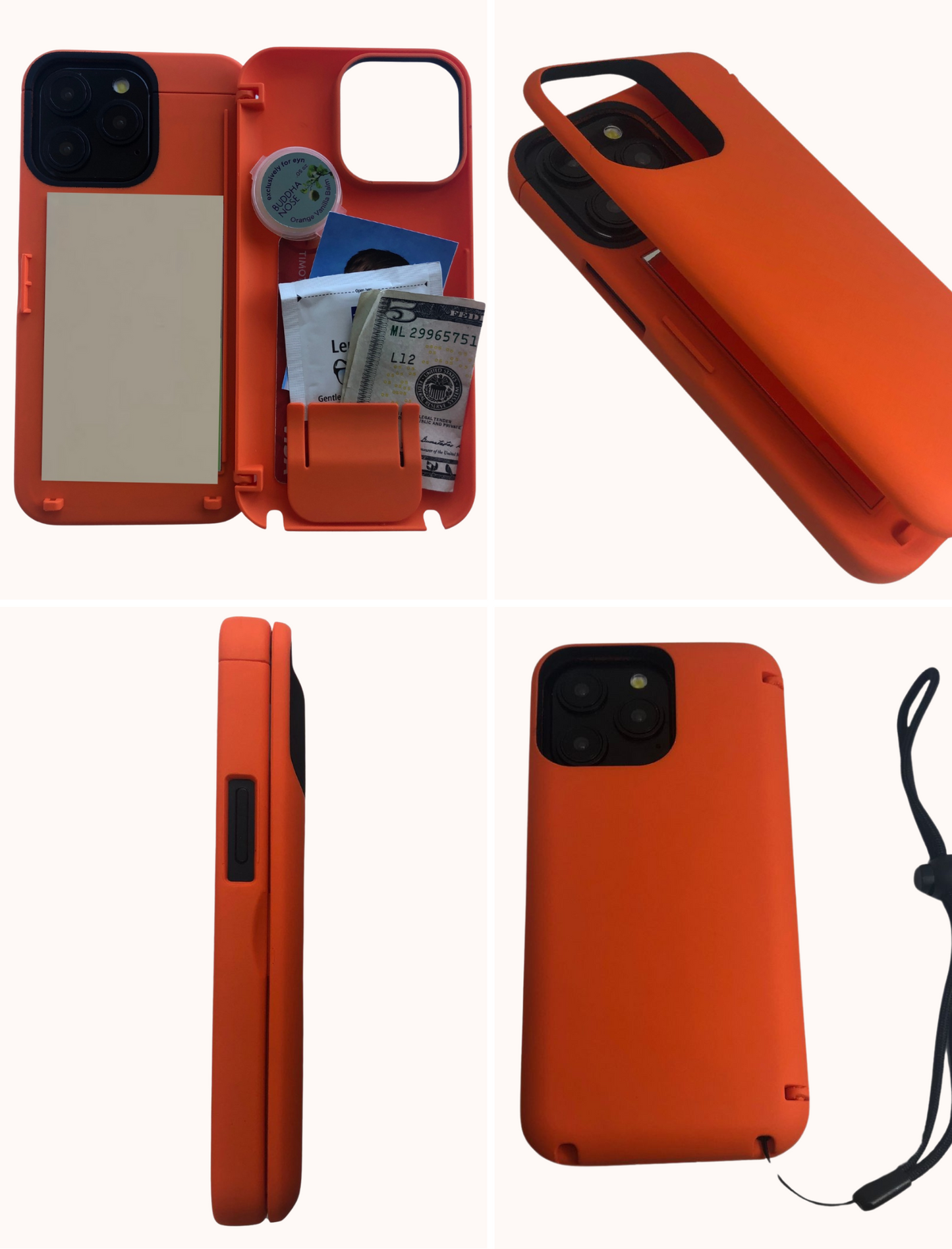 iPhone 14 Plus wallet / storage phone case