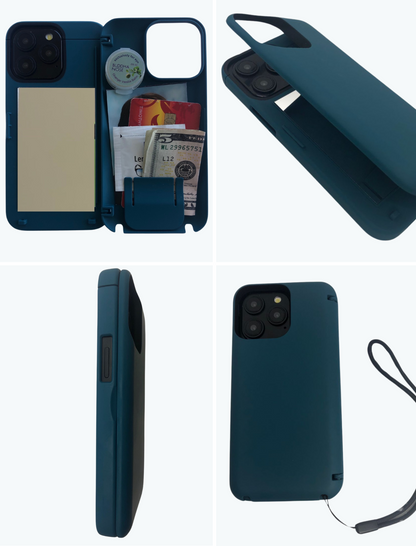 iPhone 15 Pro Max wallet / storage phone case