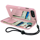 wallet case for iPhone 7 Plus - pink - eyn