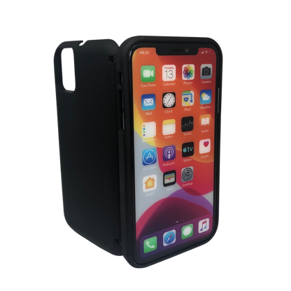iPhone 12 Pro Max wallet/storage case BLACK (rubber finish)